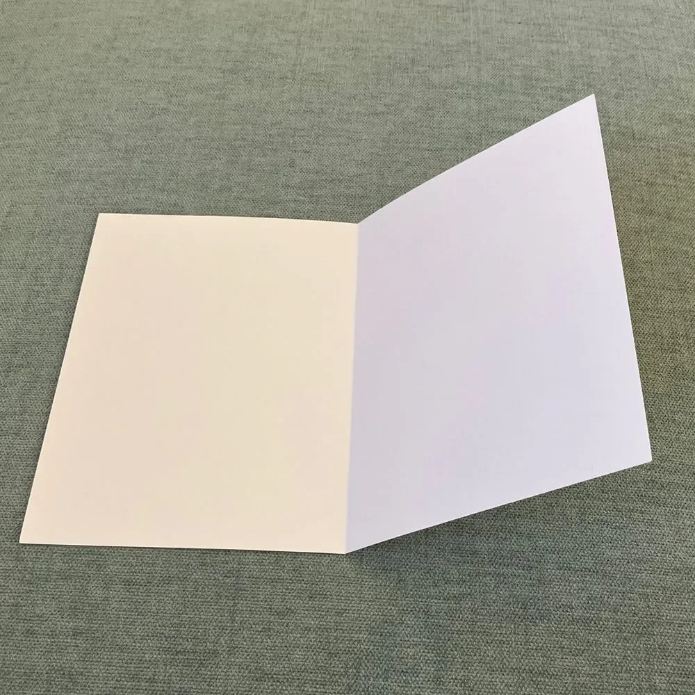 Colonial Williamsburg Blank Card, Letter M